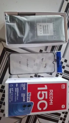 Redmi 15C 256gb 8gb+8GBRAM total 16gb nfc bateria ? 6000MAH