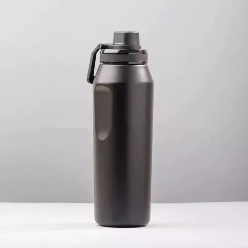 Garrafa Térmica Em Aço Inox Vytta Preta 1 Litro