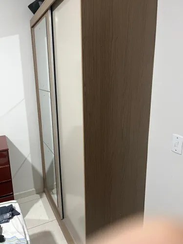 Guarda-Roupa Bartira Paris com Espelho e 2 Portas de Correr