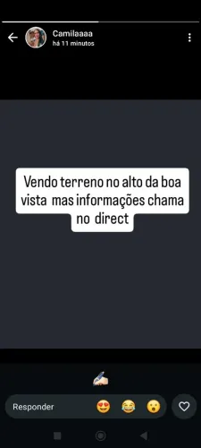 Pra vender e fazer negócio terreno no local muito bom e calmo