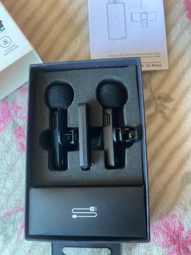 Microfone  2 lapelas 