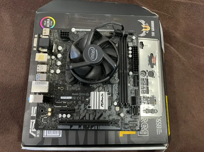 Placa mãe H510m hvs2.0 asrock gamer, com processador i5 /11400f.