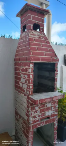 Churrasqueira  com grelha em inox