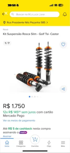 Suspensão a rosca