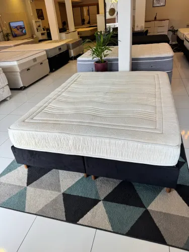 Colchão Queen LÁTEX MAXFLEX SEMINOVO - Entrego! 
