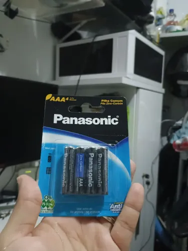 Pilha AAA Panasonic (fina) Duas por R$12