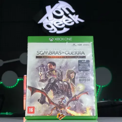 Jogo Xbox Sombras da Guerra Definitive Edition (Seminovo) | Enviamos! - Testado | Original