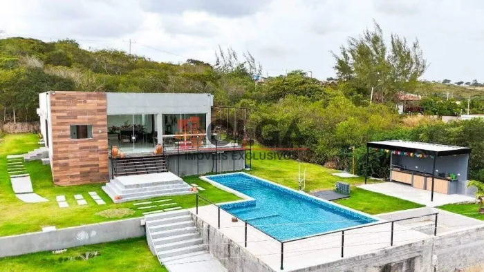 Casa em condomínio fazenda em Gravatá com piscina e vista