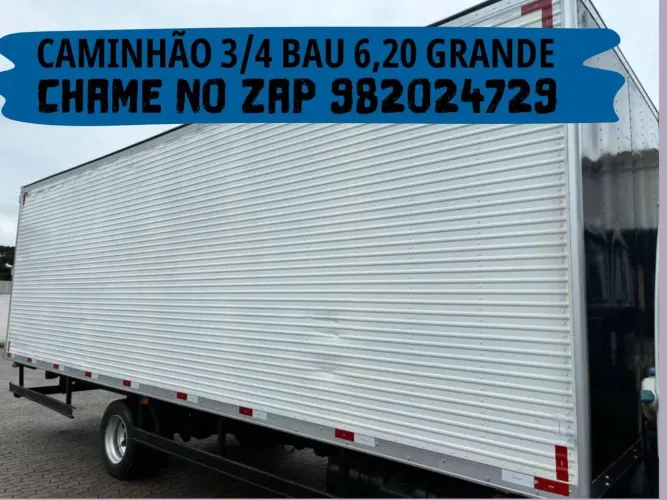 Frete Agora Caminhão 3/4 Baú 6,20 Grande