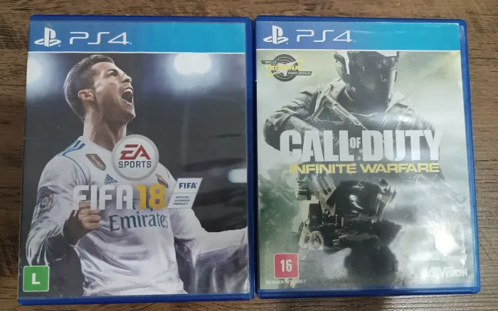 Jogos PS4 - Fifa18 / Call of Duty: Infinite Warface
