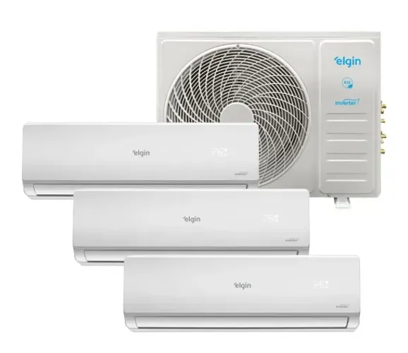 Ar Condicionado Tri Split Total Inverter Plus Wifi 27.000 BTUs - 2 de 9.000 e 1 de 18.000 