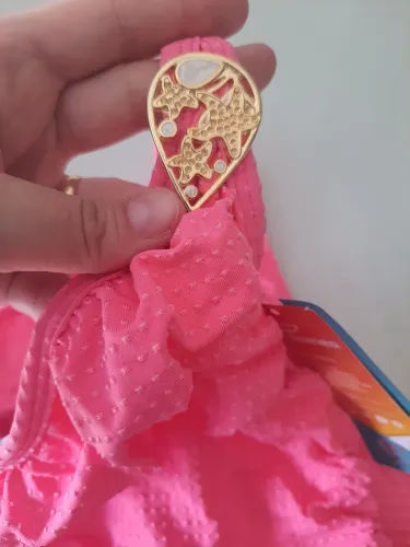 Maiô rosa M novo, com etiqueta 