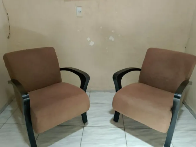Poltronas confortáveis e estilosas, puro glamour.