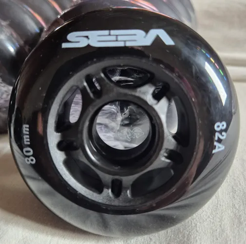 8 Rodas Novas SEBA 80mm 82a para Patins