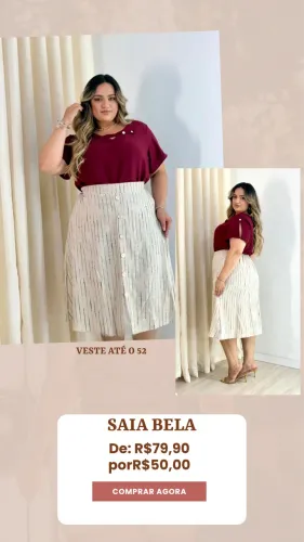 Saia plus size