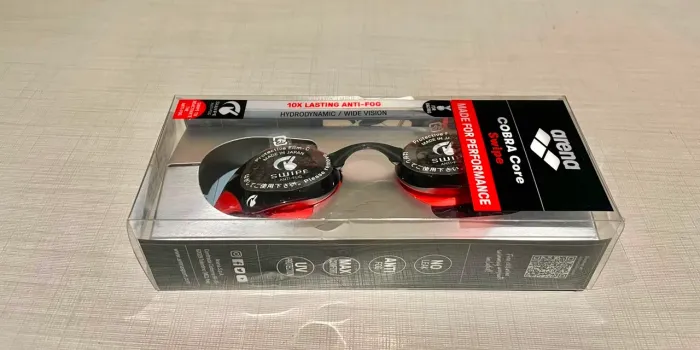 Óculos de Natação Arena Cobra Core Swipe Vermelho