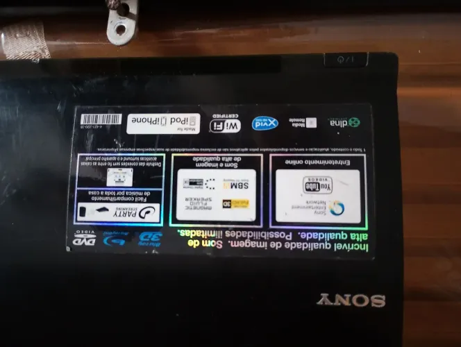 Som home theater Sony com defeito lê o anúncio 