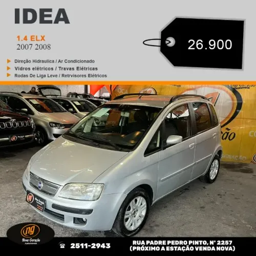 Fiat Idea ELX 1.4 MPI Fire Flex 8V 5P 2008