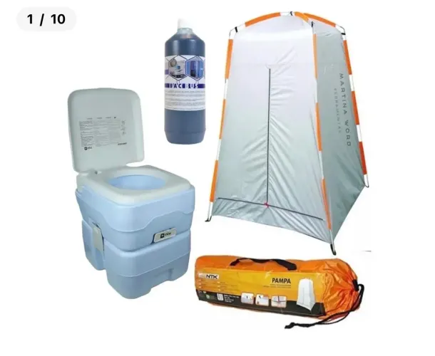 Banheiro Químico Portátil Ecocamp Trocador Pampa NTK