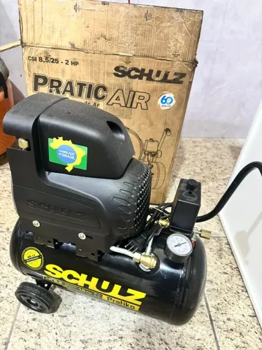 Compressor 20L Schulz Seminovo na Caixa  1,5HP 127V
