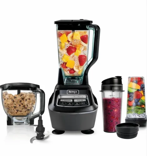 Sistema de Cozinha Ninja Professional 1500W - Liquidificador e Processador Completo 