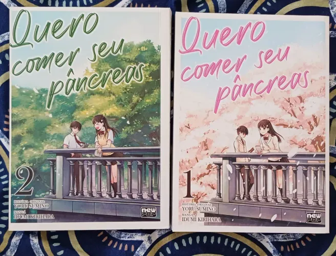 Mangá Quero Comer seu pâncres-completo em ótimo estado