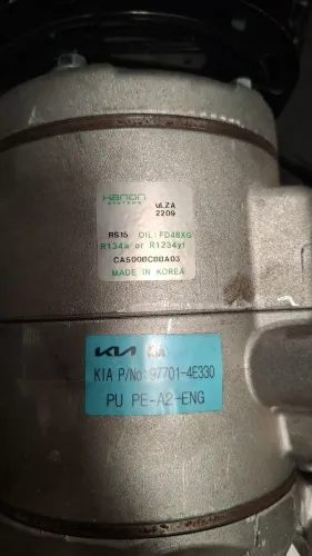 Compressor de ar condicionado caminhote kia bongo k2500 ano 2026/2027 original.
