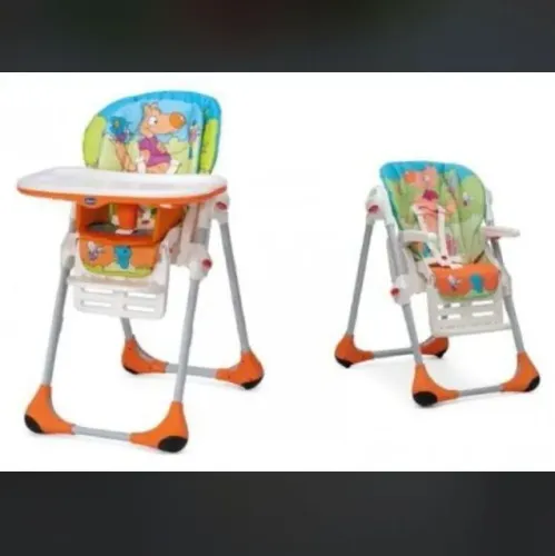 Cadeira  de alimentação polly 2 em 1 da chicco 6 meses a 3 anos