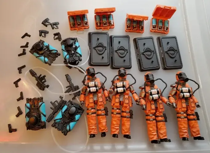 LOTE G.I. JOE 30th Anniversary HAZARD VIPER Hazmat Cobra Troop