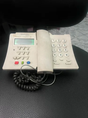 fax e telefone antigo