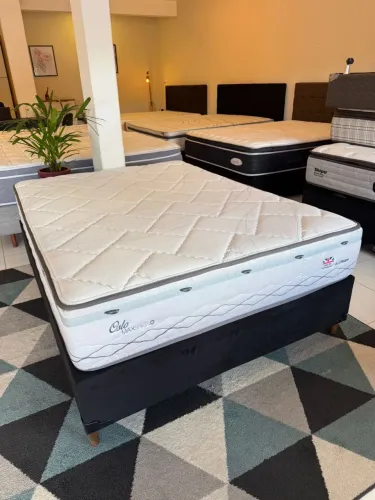 Cama box Casal HERVAL SEMINOVA - Entrego!