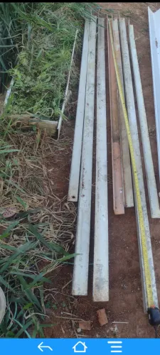 Canaletas grossa com furos 2.40 e 2.80 
