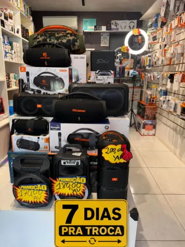 CAIXA DE SOM BLUETOOTH PORTÁTIL VARIADOS