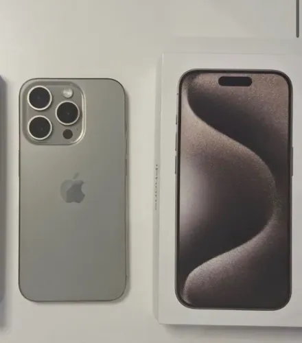 Iphone 15 Pro - 128Gb.- intacto ! Com nota fiscal e caixa original