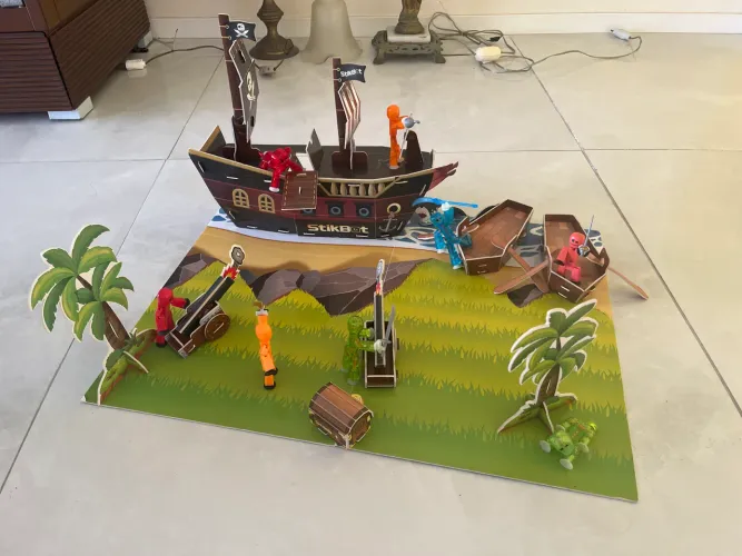 Coleção Stick-Bot Piratas