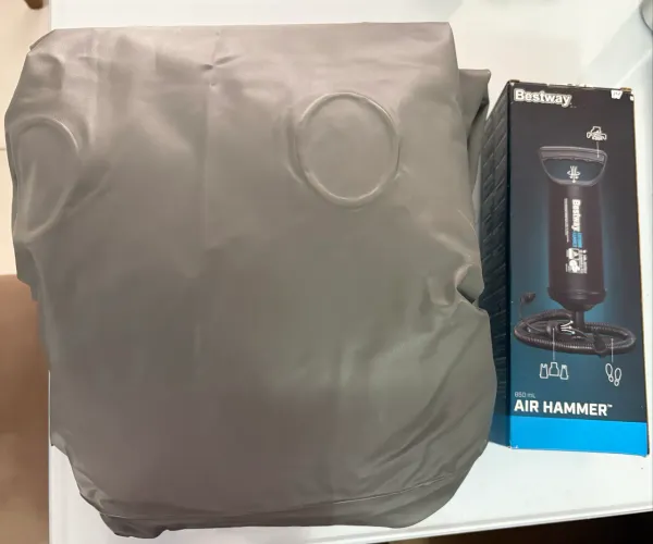 Colchão inflável + bomba de ar