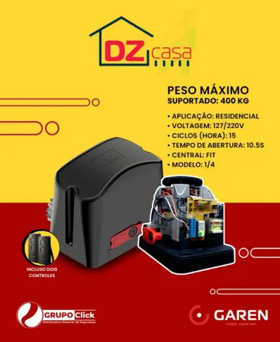 Motor para portão Deslizante