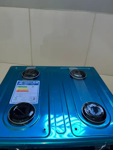 Fogão Mesa Cooktop Gás Asiático 4 Bocas Preto Braslar Preto
