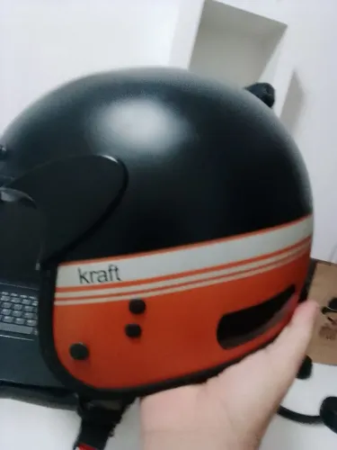 Capacete Kraft C/ viseira interna
