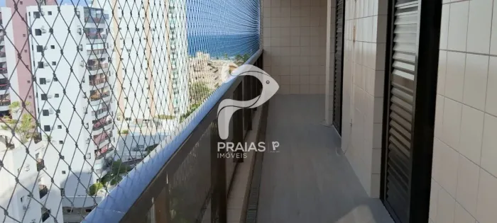 Apartamento com vista para o mar, 2 dormitórios, Enseada, Guarujá
