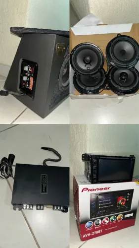 SOM COMPLETO COM MULTIMÍDIA PIONEER