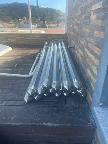 17 Tubos Vácuo Aquecimento - Boiler