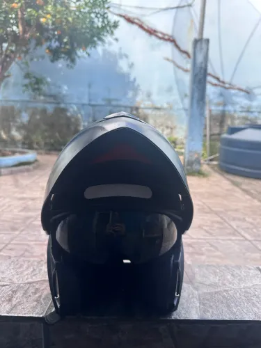 Capacete Helt Escamoteável Hippo Glass 