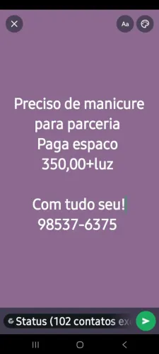 Preciso de manicure