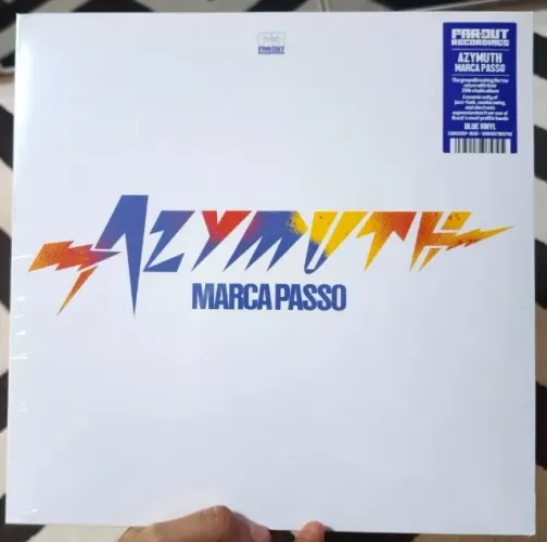 LP Azymuth Marca Passo (Farout, Vinil Azul) - Importado, Lacrado
