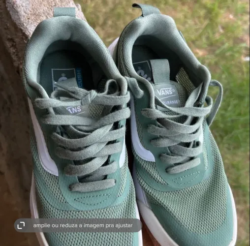 Tênis vans ultrarange tamanho 38, usado 5 vezes , praticamente novo , na cor verde claro 