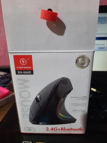 Mouse vertical ergonômico 