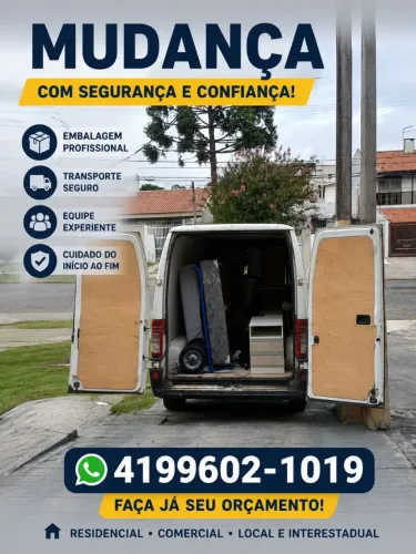 Frete & MUDANÇA Disponível Todos Dias Chama Faça Seu Orçamento Sem Compromisso 