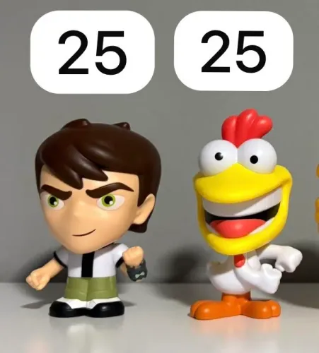 Bonecos Ben 10 Clássico e Frango - Cartoon Network/BK