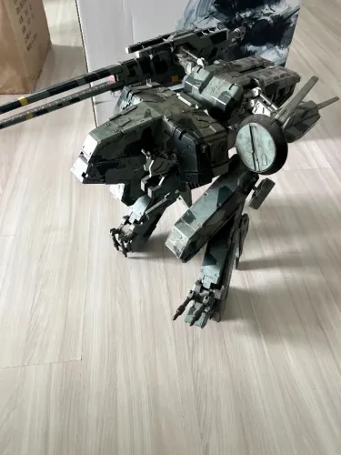 Metal Gear Rex 3A Grande Action Figure vem com mini Solid Snake